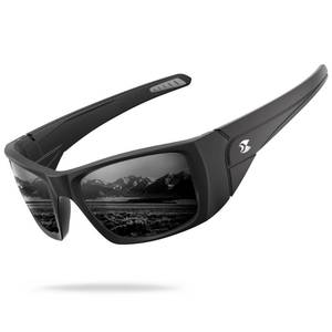 lot 2032 image: suoso Sports Polarized Sunglasses for Men Women UV400 Protection Wrap Around Sun Glasses for Fishing Driving Cycling TR90