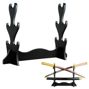 lot 2268 image: FLURSAILE Sword Stand Sword Rack Katana Sword Holder Display for Japanese Samurai Swords Anime Sword (5-Tier Double Side)