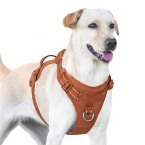 lot 2287 image: Sunraymascota No Pull Dog Harness, Reflective Puppy Vest for Small Medium Large Sized Dog(Carmel Brown,M)
