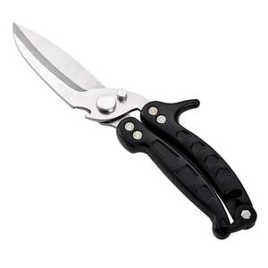 lot 2319 image: poultry shears Kitchen scissors for Chicken Can Be Used as a Knife, Dishwasher safe, Effortlessly cuts through cartilage, featuring a built-in spring mechanism.Can be used as a presentBlack