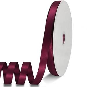 lot 2349 image: OZXCHIXU Wine Red Satin Ribbon Double Faced Satin 12 inch x 100 Yards Polyester Ribbon for Gift Wrapping Crafts Wedding Decoration Bows Ornaments Party Bouquet Floral Arrangement