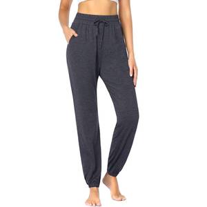 lot 2389 image: ASIMOON Sweatpants for Women Yoga Joggers with Pockets Running Athletic Casual Jogging Workout High Waisted Lightweight Pants Dark Grey
