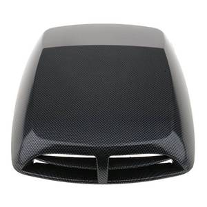 lot 2469 image: Kesoto Universal Decorative Hood Scoop Smoke Air Flow Intake Vent Cover Auto Car Truck Sport Racing - Carbon Fiber