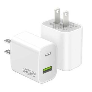 lot 2482 image: 2 Pack 30W USB C Charger Block, Dual Port Type C Wall Charger Fast Charging Power Adapter Cube for iPhone 1414 Pro14 Pro Max14 Plus131211, XSXRX, iPad, Samsung, More