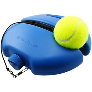 lot 4183 image: WHYHKJ Tennis Trainer Rebound Ball, Solo Tennis Self-Learning Rebound Device Sparring Device, Tennis Training Equipment Kit