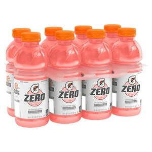 lot 5664 image: Gatorade Zero Strawberry Kiwi Zero Sugar Thirst Quencher Sports Drink  20 fl oz  8 count