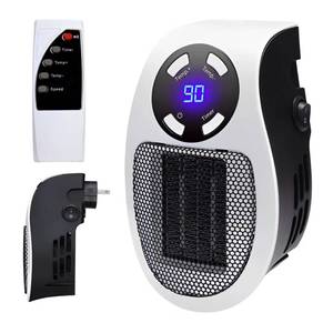 lot 5667 image: Vital Heater for Indoor Use Small Plug In Vital Heat Portable Electric Space Heaters of Indoor Use with LED Display Energy Efficient 400W Wall Outlet Adjustable Thermostat, Timer, Safe