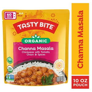 lot 5683 image: MILD INDIAN CHANNA MASALA CHICKPEAS SLOW COOKED WITH ONIONS, TOMATOES and SPICES, MILD INDIAN CHANNA MASALA 6 Pack