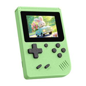 lot 6411 image: Retro Gaming Console, Built-in 400 Classic Retro Game Console, 3.0 Inch IPS Screen Retro Handheld Game Console, 1020mAh Rechargeable Battery, Portable Arcade Video Gaming Console (Green)