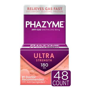 lot 6456 image: Phazyme Ultra Strength Gas and Bloating Relief  Works in Minutes  48 Fast Gels lot of two