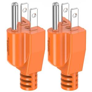 lot 6477 image: Mellbree Neutral Ground Bonding Plug, 2Packs for Floating Neutral Systems with Surge Protection, 16A for Portable Inverter Generator and RV Camping, Solve Open Ground Warning