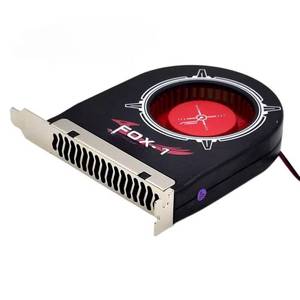 lot 6496 image: FOX-1FOX-2 System Blower DC12V 2pin for Computer Chassis Cooling Fan PCI Slot Bit Fan Cooler Long Life Bearing Design High Air Flow (Fox-1)