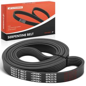 lot 8302 image: A-Premium 101.52 In Serpentine Belt Fit For Ford, Chevy, GMC, Hyundai, Jeep, Kia, Lincoln, Mercedes-Benz, Hummer, Dodge, Chrysler and Cadillac Cars - F-150 2004 2007-2008, Santa Fe, Mustang and More