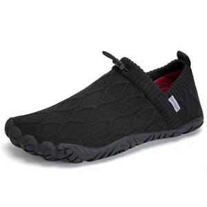 lot 8336 image: WateLves Barefoot Water Shoes Women Men Minimalist Comfortable Walking Shoes Beach Outdoor Running Sneakers (Black,42)
