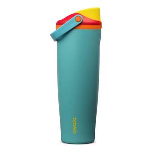 lot 11501 image: Owala FreeSip Sway Insulated Stainless Steel Water Bottle with Two-Way Spout, Built-In Straw and Bucket Handle, Made for Travel, School, and Sports, 40oz, BPA Free, Leak Proof, Summer Sweetness