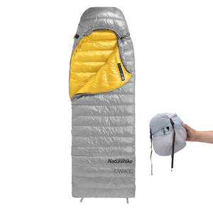 lot 11538 image: Naturehike Ultralight Down Cold Weather Sleeping Bag, 650FP Compact Sleeping Bag 3-4 Season for Adults and Kids, Backpacking, Camping, Hiking, Traveling with Compression Sack (Grey, Large)