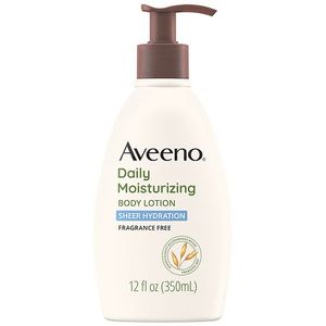 lot 12101 image: Aveeno Sheer Hydration Daily Moisturizing Dry Skin Lotion  12 fl. oz
