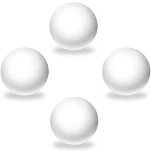 lot 12108 image: LYCTDD Cat Ball Toy Cat Track Balls Replacement Track Balls for Turbo Round Scratcher Toy (4 pcs), White