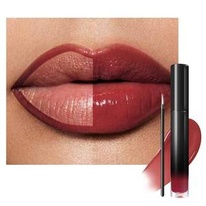 lot 12173 image: evpct Cranberry Red Shiny Longwear No-Budge Liquid Lip Color Lipstick Makeup, Highly Pigmented Color Instant Shine, Waterproof Long Lasting Lipstick for Women, Lip Stain Gloss Lip Liner Brush, 04# (Set Of Three)