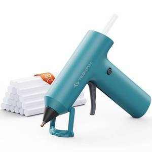 lot 12177 image: Tilswall Cordless Hot Glue Gun, Fast Preheating, Glue Gun and Sticks Set with 2Ah USB-C Rechargeable, 20 Premium Glue Sticks7140mm, Ideal for Crafts, DIY Making, Repairs W106s Blue