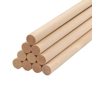 lot 12182 image: Lugailly Wood Dowel Rods Wooden Dowels for Crafting 38 x 12 Inch, 10 PCS Macrame Wood Rods Round Wooden Sticks for Crafts, Unfinished Birch Hardwood Sticks for Crafts and DIYers, Wands, Flags