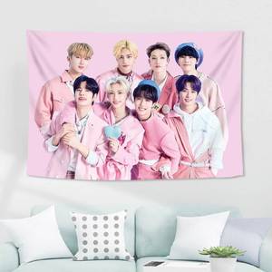 lot 12201 image: MeiYiYou STRAY-K Tapestry Wall Hanging Birthday Party Background Banner for Living Room Bedroom Dorm Decoration (40x28Inches-Pink)