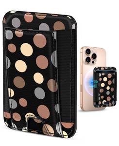 lot 12226 image: Toycamp Compatible with Magsafe Wallet Magnetic Card Holder - for Women Leather Phone Wallet Fits 7 Cards Slim RFID Card Holder for iPhone 1615141312 for Samsung S25 UltraS24 Ultra,  ( Set Of Two)