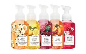 lot 13112 image: Bath and Body Works FRESH AND BRIGHT Hand Soaps - Set of 5 Gentle Foaming Soaps