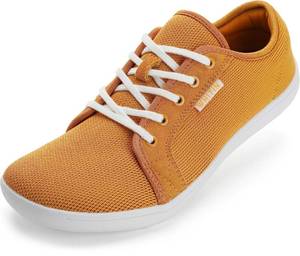 lot 13139 image: WHITIN Womenfts Barefoot Minimalist Shoes Wide Width Toe Box Fashion Sneakers Zero Drop Size 6 Athletic Road Running Walking Tennis W81 Flat Yellow 36