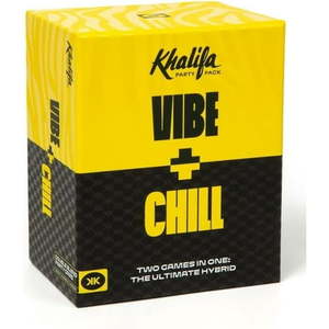 lot 14340 image: Khalifa Party Pack VIBECHILL - 2-Games-In-1 The Ultimate Hybrid - Ice Breakers  White Elephant Gifts  Christmas Stocking Stuffers  Conversation Starters  Friends  Wiz Khalifa Fans and Board Games Nigh