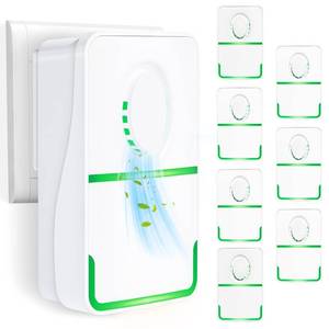 lot 14344 image: 8Pack Air Ionizer Plug In Air Purifier with Negative Ion Generator,Air Ionizers for Dust Mites Plug in,Quiet Mini Air Freshener for Bedroom,Office,Basement,Air Purifiers for Odor,Pets Smell,Dust,Smoke