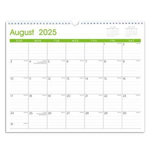 lot 14401 image: Calendar 2025-2026 Large Monthly Wall Calendar for Planning and Organizing, 17 Months Hanging Calendar from August 2025 to December 2026, Size 14.5in x 11.5in