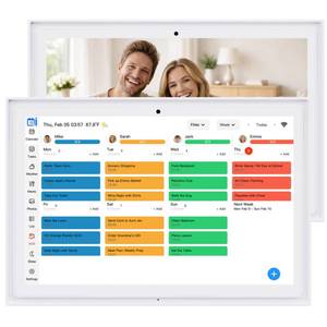 lot 19050 image: Digital Calendar Touchscreen, Smart Family Electronic Calendar and Digital Picture Frame - Digital Wall Planner with Schedule, Chore Chart, Meal Planner, Tasks, Wall and Desk Display - 10.1ftft
