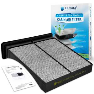 lot 19122 image: Femota MERV 13 Cabin Air Filter with Activated Carbon, CF10930 for Subaru Crosstrek, Forester, Impreza, WRX, WRX STI, XV Crosstrek.