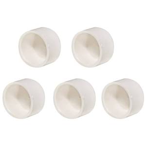lot 20404 image: FangKingNo 5pcs 1.25Inch PVC Pipe End Cap Plug Adapter Pipe Fittings Slip (Socket) SCH40 Easy to Install, and High Tensile for Home or Industrial Use Plumber Accessories White (1 14in)(4 ONLY)