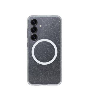 lot 20446 image: OtterBox Samsung Galaxy S25 Symmetry Series Clear Magnet Case - Stardust ClearGlitter