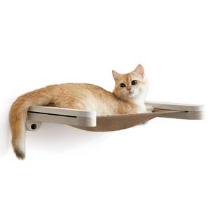 lot 20485 image: Feandrea Clickat Collection - No.001 Cat Hammock, Extremely Quick Assembly, Unlimited Expandability, Replaceable Module and Fabric, Wall-Mounted Cat Hammock Bed