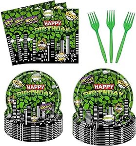 lot 1036 image: 96 Piece Ninja Superhero Birthday Party Supply Set