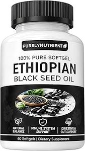 lot 5660 image: A100percent Pure Softgel Ethiopian Black Seed Oil - 4 Bottle Bundle