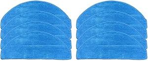 lot 20381 image: ZHICHENG 8pcs mop Cloth Compatible with ILIFE A20 T20S Robot Vacuum Cleaner Spare Parts