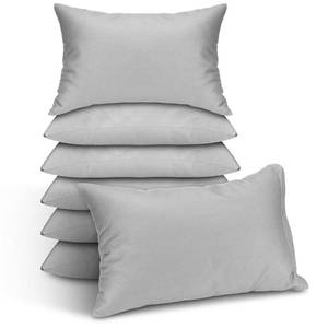 lot 1071 image: Kigley 6 Pack Mini Pillows Bulk Small Pillows 14x9 Soft Travel Nap Pillow for Daycare Nap Time Pet Neck Lumbar(Gray)