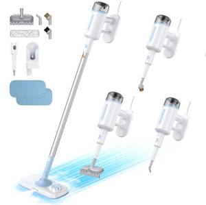 lot 1135 image: Steam Mop, 10 in 1 Detachable Handheld Steam Cleaner for Home and Floor Cleaning, 230°F Floor Steamer for Deep Cleaning with Multi-purpose Attachments Hardwood Floors, Tile, Grout, Furniture