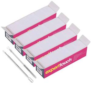 lot 2041 image: 1300 pcs Lint Free Nail Art Gel Polish Remover Cotton Pad Nail Wipe With 2 Pcs Cuticle Double Head Pusher Remover Tool