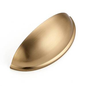 lot 2056 image: Ravinte 12 Pack 3 Drawer Pulls Champagne Bronze Cabinet Cup Pulls Kitchen Hardware Cabinet Handles Drawer Handles Knobs 3 inch Hole Center