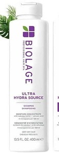 lot 2114 image: Biolage Ultra Hydra Source Shampoo Moisture Renewal & Frizz Control for Very Dry Hair  Silicone-Free & Vegan  13.5 oz