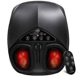 lot 3015 image: KNQZE Shiatsu Foot Massager with Heat & Remote, Upgraded Lift-Arch Design, 3D Deep Kneading, Relief for Plantar Fasciitis and Foot Pain, Up to Men Bigger Size 14, Fathers Day Dad Gifts for Men Husband