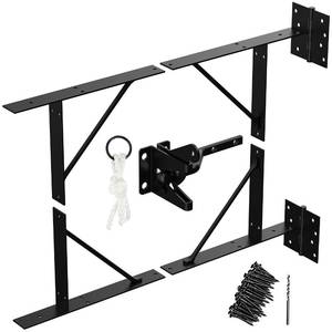 lot 3983 image: GoldOrcle Anti Sag Gate Kit Heavy Duty No Sag Kit for Wooden Gate Fence with a Gate Latch