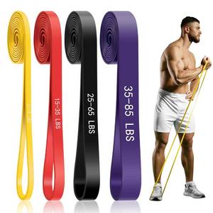 lot 4225 image: Resistance Bands for Working Out, 4-Level Pull Up Assistance Bands, Exercise Bands for Women & Men, Stretch Workout Bands for Full-Body Training, Fitness, Physical Therapy, Pull Up Bands at Home, Gym