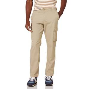 lot 6031 image: Amazon Essentials Mens Slim-Fit Stretch Cotton Twill Cargo Pants (Available in Big & Tall), Khaki Brown, 38W x 34L