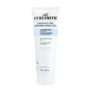 lot 6068 image: CURLSMITH Fragrance-Free Strong Hold Styling Gel - Long-Lasting Frizz Control for Defined Curls (8 oz)